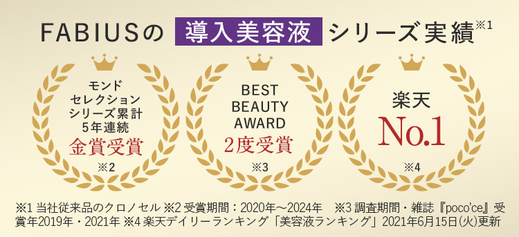 導入美容液シリーズ実績