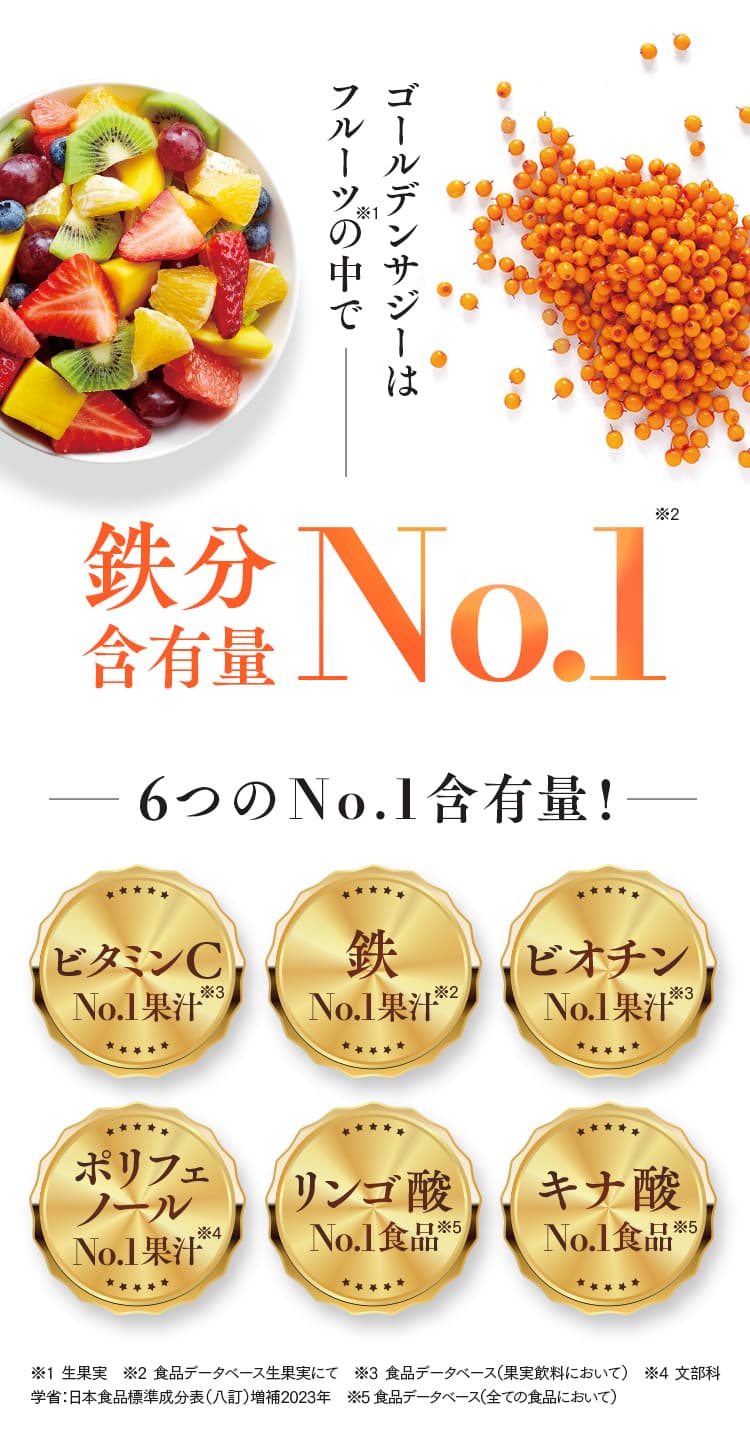 鉄分保有量No.1