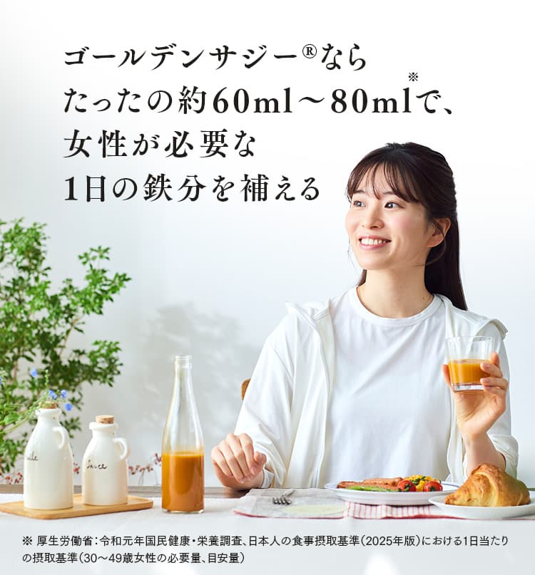 1日の鉄分を補える