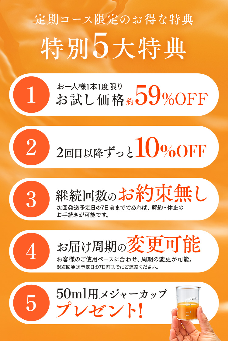 特別６大特典