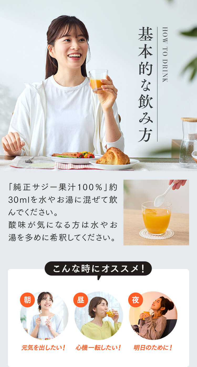 基本的な飲み方